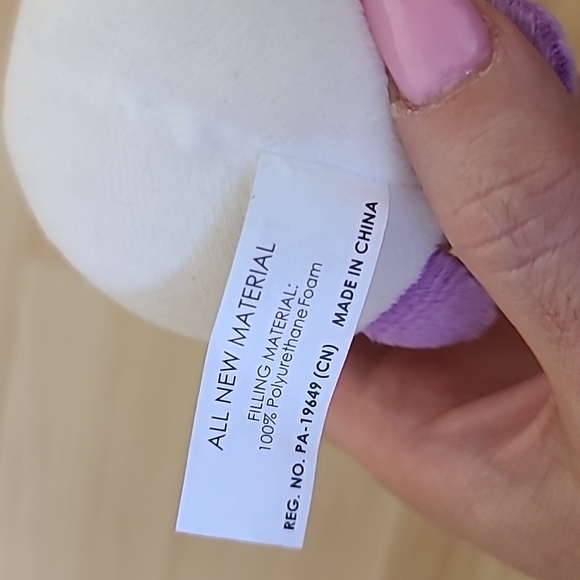 Soft Plush Slow Rising Squish Unicorn Balls Keychain 4 inches - Picture 2 of 4